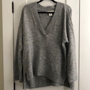 Oversized V Neck Sweater